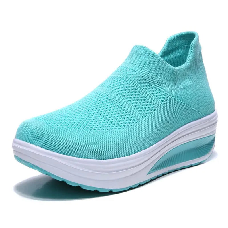 Sneakers Women Fashion Femme Women Shoes New Women'S Vulcanized Shoes Sneakers Thick Bottom Slip on Female Women Shoe plus Size