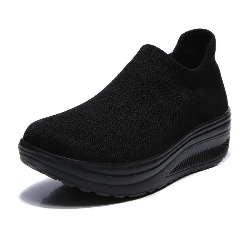 Sneakers Women Fashion Femme Women Shoes New Women'S Vulcanized Shoes Sneakers Thick Bottom Slip on Female Women Shoe plus Size
