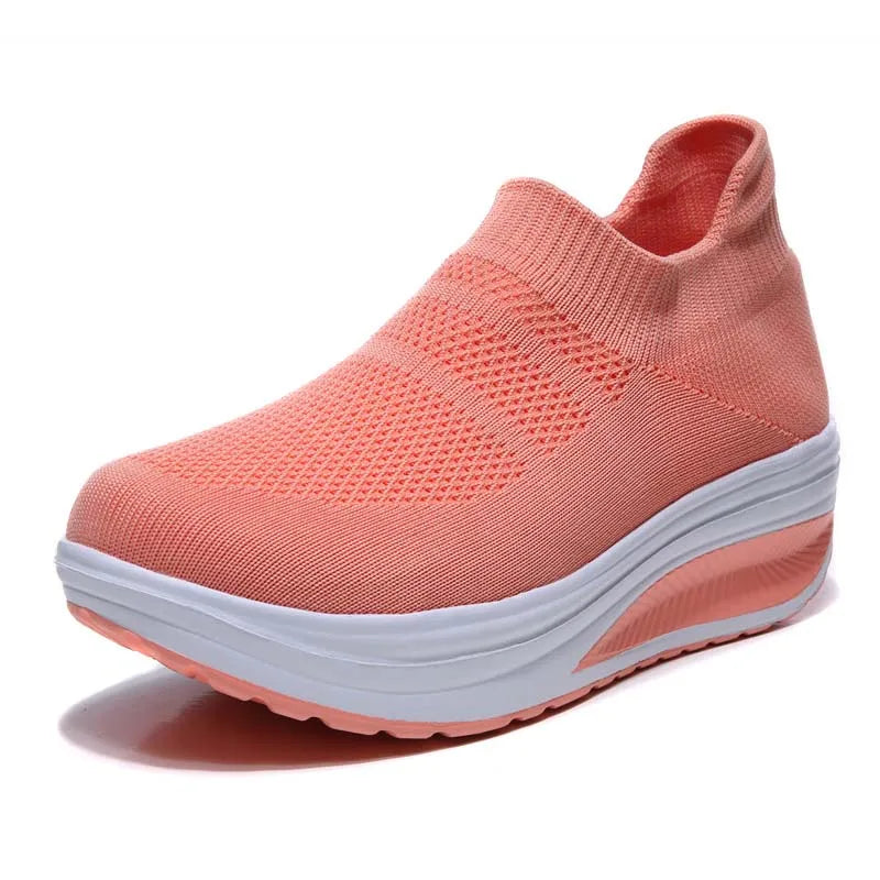Sneakers Women Fashion Femme Women Shoes New Women'S Vulcanized Shoes Sneakers Thick Bottom Slip on Female Women Shoe plus Size